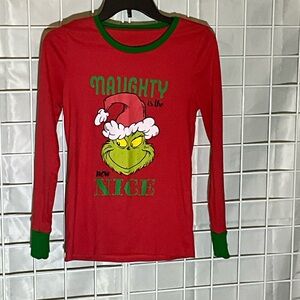 Red and Green Kids Grinch Christmas Shirt